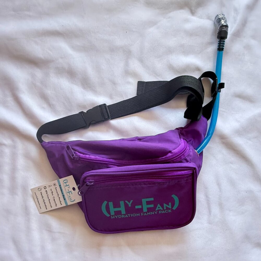 Hy-Fan Pack-Purple Hydration Waist Pack - NWT (Note Brand is Hy-Fan)